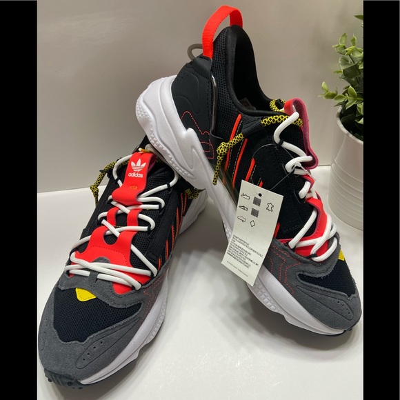 NEW Adidas Original Ozweego ZIP Men’s Shoes Black/Red/White H67266 Size 8.5. - Picture 8 of 9